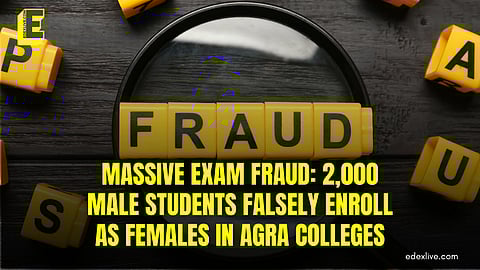 Massive exam fraud in Agra