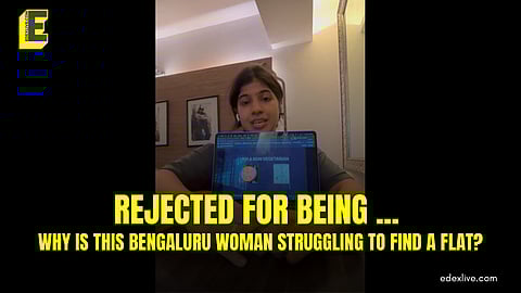 Bengaluru woman struggling to find a flat