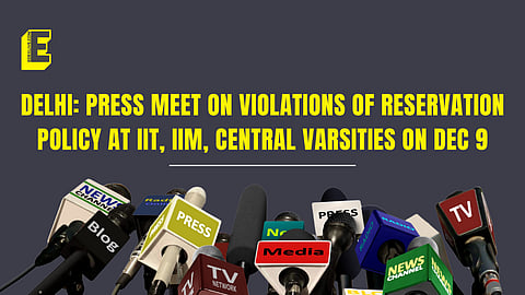 The Press Meet is set to begin at 1 pm on Monday, December 9