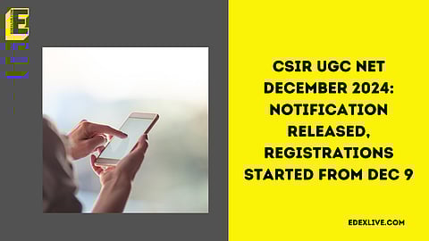 CSIR UGC NET December 2024