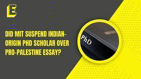 MIT suspend Indian-origin PhD scholar