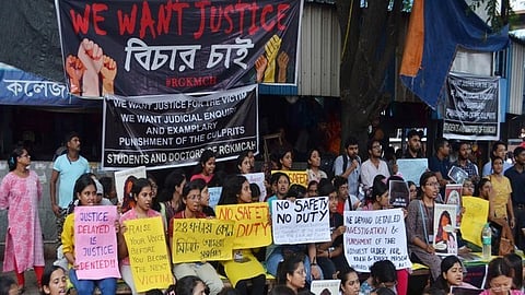 Picture on doctors on protest in August