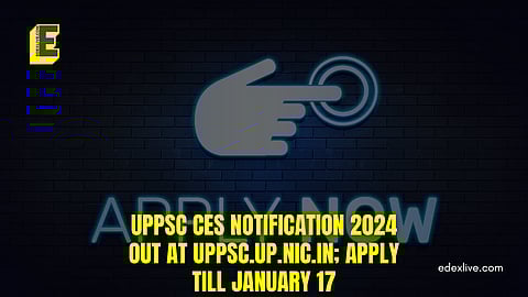 UPPSC CES notification 2024
