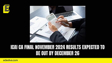 ICAI CA Final November 2024 results