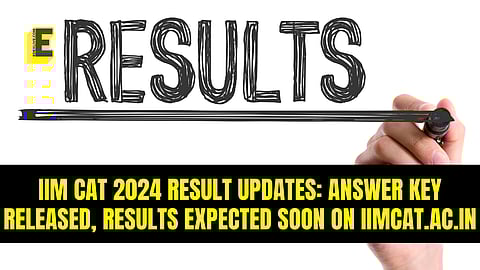 IIM CAT 2024 result updates