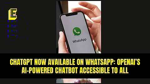 ChatGPT now available on WhatsApp