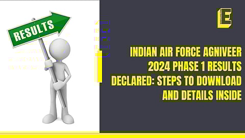Indian Air Force Agniveer 2024 Phase 1 results declared