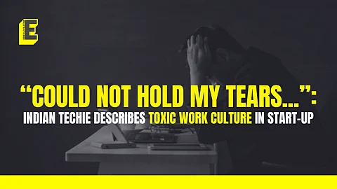 “Could not hold my tears...”: Indian techie describes toxic work culture in start-up