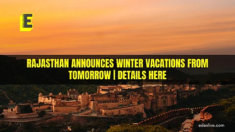 Rajasthan winter vacation begins tomorrow