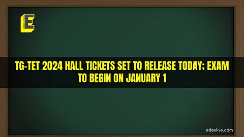 TG-TET 2024 hall tickets