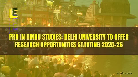 PhD in Hindu studies by Delhi University