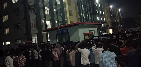 Glimpse of protest