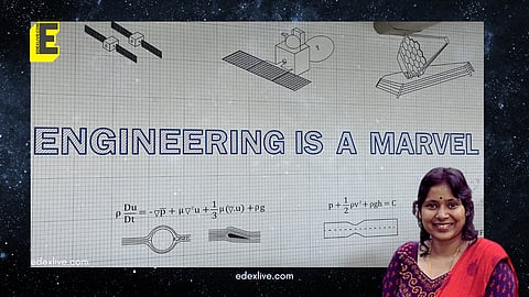 Dr Vidhi Goyal, Senior Scientist, Bellatrix Aerospace| (Background: Wall depiction at the institute)