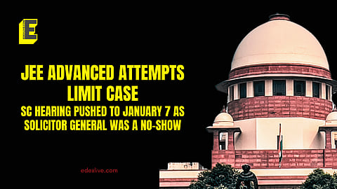 JEE Advanced attempts limit case