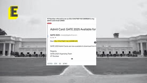 IIT Roorkee clarified the situation in an official statement