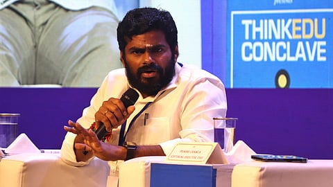 K Annamalai, State President - TN BJP at ThinkEdu Conclave 2025 in Chennai on January 28, 2025