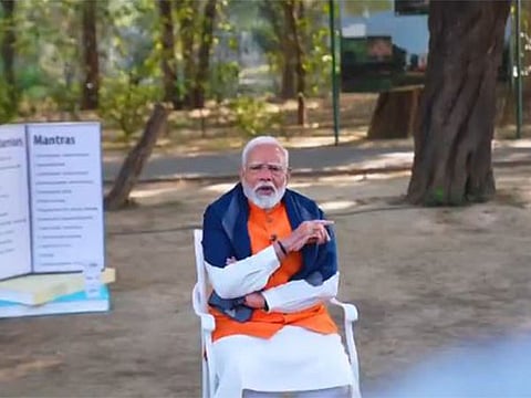"Jahan Kaam, Wahan hum": PM Modi pitches leadership mantra to students during 'Pariksha Pe Charcha'