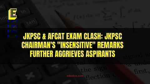 JKPSC & AFCAT exam clash