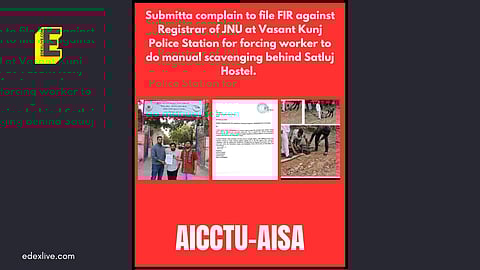 Manual scavenging incident at JNU