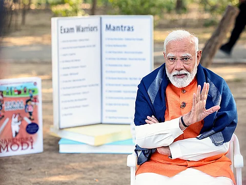 PM Modi encouraged students to remain positive during board exams while also urging greater support for wildlife protection
