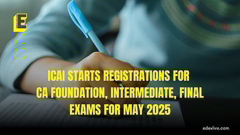 ICAI CA registrations will start soon!