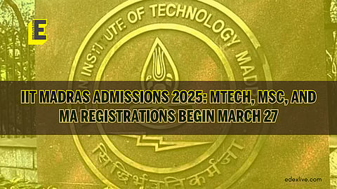 IIT Madras admissions 2025