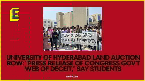 University of Hyderabad land auction row
