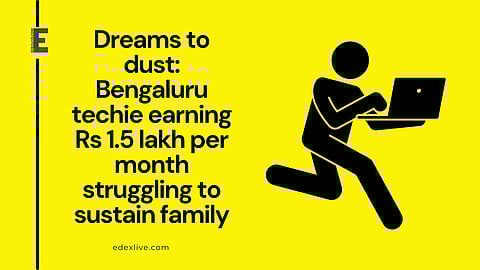 Bengaluru techie earning Rs 1.5 lakh per month struggling