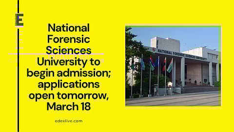 NFSU admissions 2025