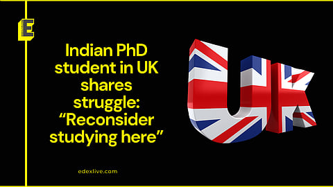Indian PhD student in UK