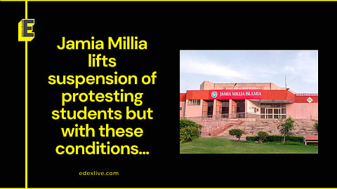 Jamia Millia lifts suspension