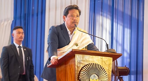 Meghalaya Chief Minister Conrad K Sangma at IIM Shillong's convocation