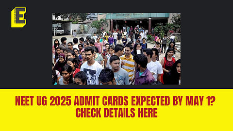 NEET UG 2025 admit cards will be released soon