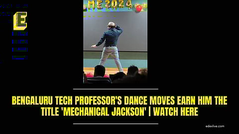 Bengaluru tech professor's dance moves enthralls netizens