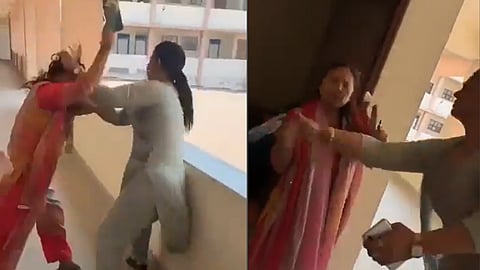 Screenshots from viral video