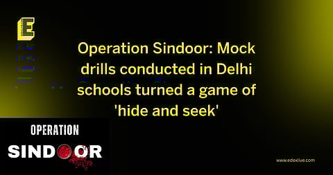 Operation Sindoor: Mock drills conducted in Delhi schools