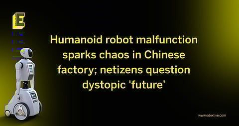 Humanoid robot malfunction sparks chaos in Chinese factory; netizens question dystopic 'future'