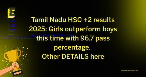 Tamil Nadu HSC +2 results 2025