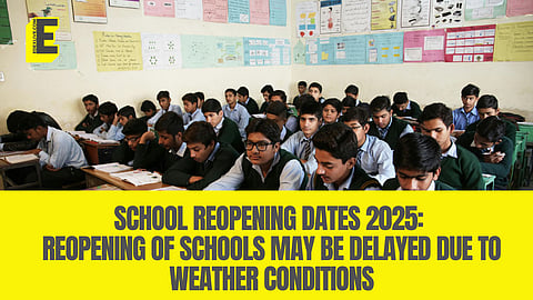 State-run schools might delay the reopening of schools due to extreme weather conditions.