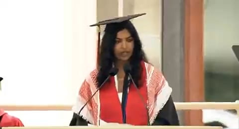 Screengrab from the video