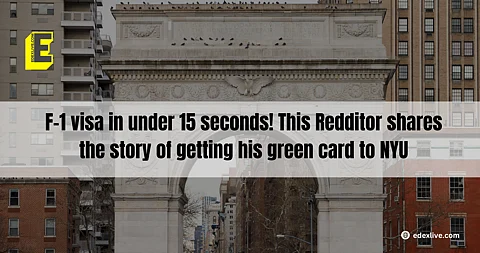 Redditor shares the story of getting his green card to NYU