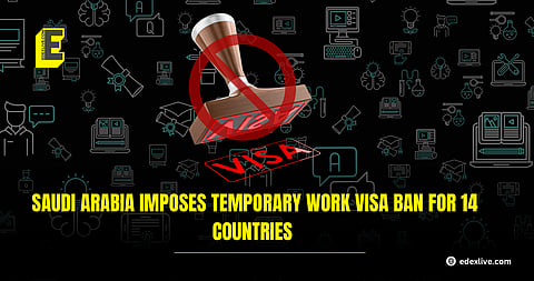 Saudi Arabia imposes temporary work visa ban