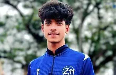 File photo of student Maaz Abdul Rasheed Sanadi