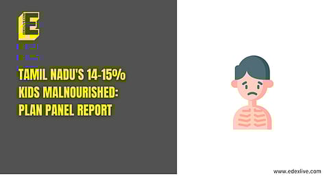Malnourished children in Tamil Nadu