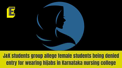 Hijab-wearing female students barred from classes in Karnataka nursing college?