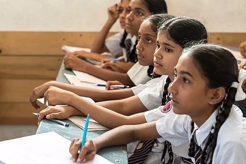 The video, shot on July 19, showed the UP teacher massaging her scalp while old Bollywood tracks played in the background