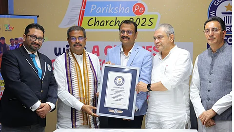 The eighth edition of Pariksha Pe Charcha (PPC) 2025, where PM Narendra Modi interacted with students ahead of board exams, set a Guinness World Record