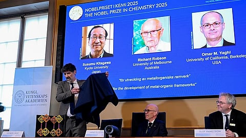 Susumu Kitagawa, Richard Robson, and Omar M Yaghi get Nobel Prize in Chemistry