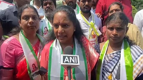 Kavitha's Telangana Jagruthi to unite government teachers’ unions, march for their rights