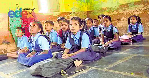Children unable to get access to proper classrooms in Karnataka